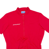 Cycling Mens Jersey Red 1/2 Zip L