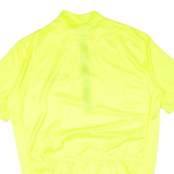 Cycling Mens Jersey Yellow 1/2 Zip M