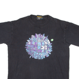 FROZEN MONKEY Mens T-Shirt Black L