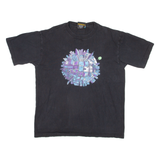 FROZEN MONKEY Mens T-Shirt Black L