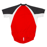 Cycling Mens Jersey Red Full Zip XL