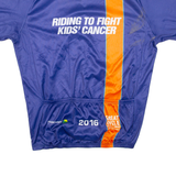 Cycling Mens Jersey Blue 1/2 Zip 3XL