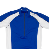 Cycling Mens Jersey Blue 1/2 Zip M