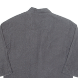 Denim Look Mens Jacket Black L