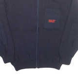 TRAXLER Mens Jacket Blue Wool 2XL