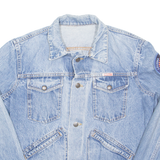 POP 84 Lousma Fullerton Columbia Space Shuttle Mens Denim Jacket Blue S