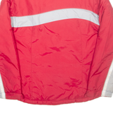 COLUMBIA Girls Rain Coat Red Nylon Hooded 14-15Y