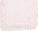 LADY SHAPELY Womens Blouse Pink Roll Neck Long Sleeve 2XL