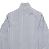 EZ STREET Womens Blouse Grey Long Sleeve Striped S