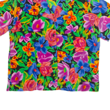 LINDSEY BLAKE Womens Printed Shirt Pink Collared Floral M
