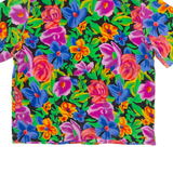 LINDSEY BLAKE Womens Printed Shirt Pink Collared Floral M