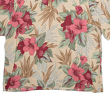 SAG HARBOR Womens Printed Blouse Brown Floral L
