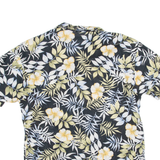 JACK AND JONES Mens Shirt Black Floral S
