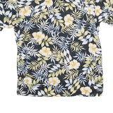 JACK AND JONES Mens Shirt Black Floral S