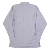 WEIDER MEIDER Mens Shirt Blue Check Long Sleeve L