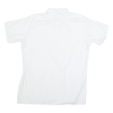 M LUXOR Mens Shirt White 90s Striped L