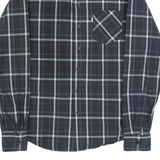 LEVI'S Mens Shirt Black Check Long Sleeve S