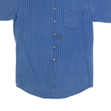 FADED GLORY Mens Shirt Blue 90s Striped M