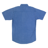 FADED GLORY Mens Shirt Blue 90s Striped M