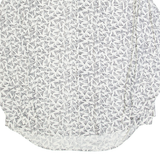 REUNION Mens Shirt White 90s Crazy Pattern Long Sleeve L