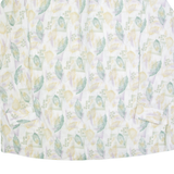 MANHATTAN Mens Shirt White 90s Floral Long Sleeve XL