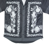 MENNENCE Mens Shirt Black Floral M