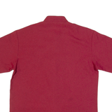 FUH DANG Mens Plain Shirt Red L
