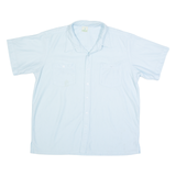 HABAND Mens Plain Shirt Blue L