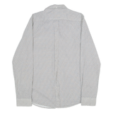 BEN SHERMAN Mens Shirt Black Crazy Pattern Long Sleeve S