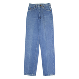 LEE Womens Jeans Blue Regular Mom W24 L30