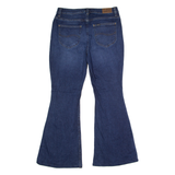 LEE High Rise Womens Jeans Blue Slim Flared Stone Wash W30 L28