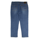 LEE Mens Jeans Blue Regular Straight W34 L26