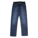 LEE Mens Jeans Blue Slim Straight Stone Wash W32 L34