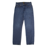 LEE Mens Jeans Blue Relaxed Straight Stone Wash W29 L30