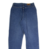 LEE Womens Jeans Blue Regular Mom Stone Wash W26 L26