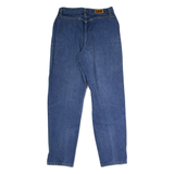 LEE Womens Jeans Blue Regular Mom Stone Wash W26 L26