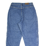 LEE Womens Jeans Blue Regular Mom W30 L26