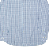 TOMMY HILFIGER Mens Shirt Blue 90s Camouflage Long Sleeve M