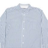 WRANGLER Mens Shirt Blue Check Long Sleeve M
