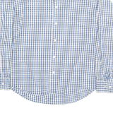 WRANGLER Mens Shirt Blue Check Long Sleeve M