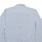 WRANGLER Mens Shirt Blue Check Long Sleeve M