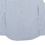 WRANGLER Mens Shirt Blue Check Long Sleeve M