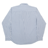 WRANGLER Mens Shirt Blue Check Long Sleeve M