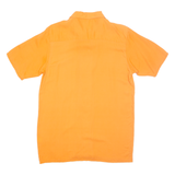 Womens Plain Shirt Orange Silk S