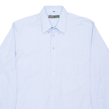 WESTBURY Mens Plain Shirt Blue Long Sleeve M