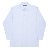 WESTBURY Mens Plain Shirt Blue Long Sleeve M