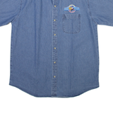 GIRADELLI Mens Plain Shirt Blue M