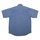 GIRADELLI Mens Plain Shirt Blue M