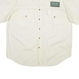 INSPIRED Mens Plain Shirt Cream L