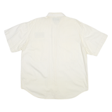 INSPIRED Mens Plain Shirt Cream L